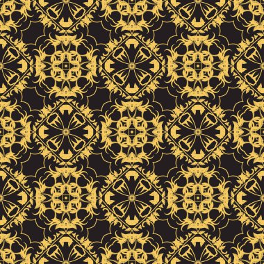 Süslü, kusursuz bir arka plan. Duvar kağıdı deseni