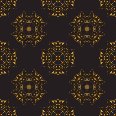 Süslü, kusursuz bir arka plan. Duvar kağıdı deseni