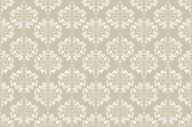 Arka planda kusursuz bir süs. Duvar kağıdı deseni