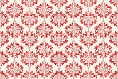 Arka planda kusursuz bir süs. Duvar kağıdı deseni