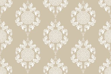 Arka planda kusursuz bir süs. Duvar kağıdı deseni