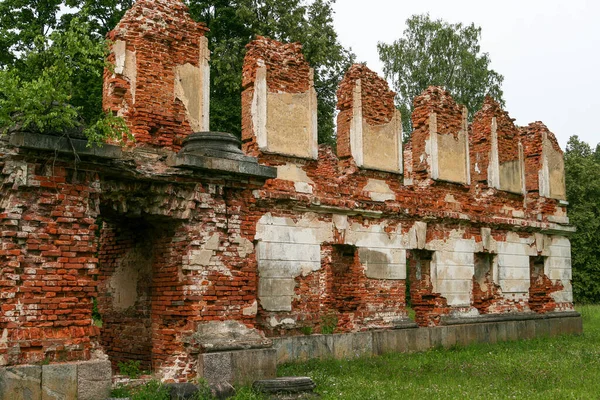 Ruinas Edificio Ladrillo — Foto de Stock