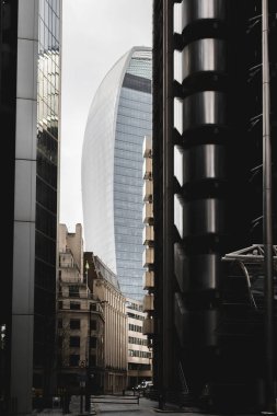 Londra, Mart 2020, Londra 'nın boş sokakları, 20 Fenchurch Caddesi.