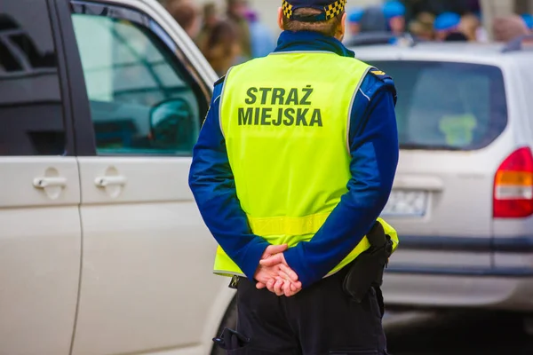 11.11.2019 Kielce Polonya belediye polisi kielce Polonya 'da straz miejska. Extra miejska araba.  