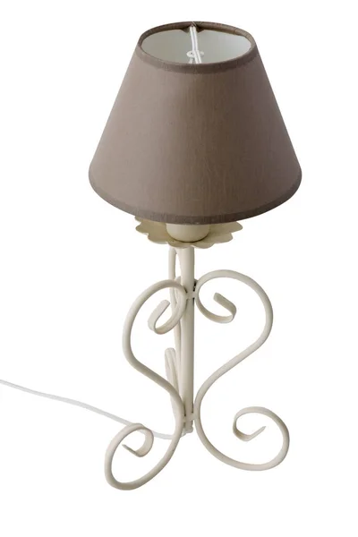 Retro Lamp Geïsoleerd Wit — Stockfoto