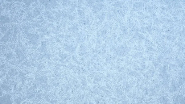 Πλήρως Καλυμμένο Πλαίσιο Παγετού Παγωμένα Σχέδια Στο Γυαλί Απόδοση — Φωτογραφία Αρχείου
