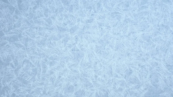 完全に覆われた霜のフレーム ガラスの上に霜模様 3Dレンダリング — ストック写真