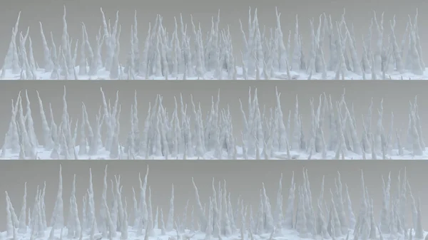Buz Çubukları Buz Saçağı Ekranda Buz Var Görüntüleme — Stok fotoğraf