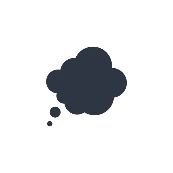 Cloud Ikon Lapos Stílus Szimbólum Fehér Háttér Eps10 — Stock Fotó