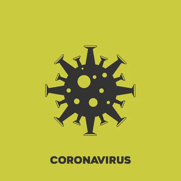 Icona Vettoriale Coronavirus Elemento Infografico Corona Virus Segno Icona Polmonite — Vettoriale Stock