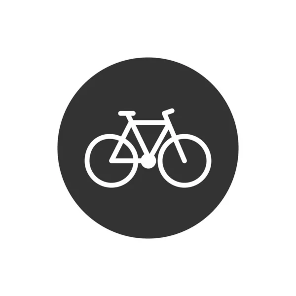 Bisiklet Ikonu Taşıma Sembolü Düz Eps10 — Stok Vektör