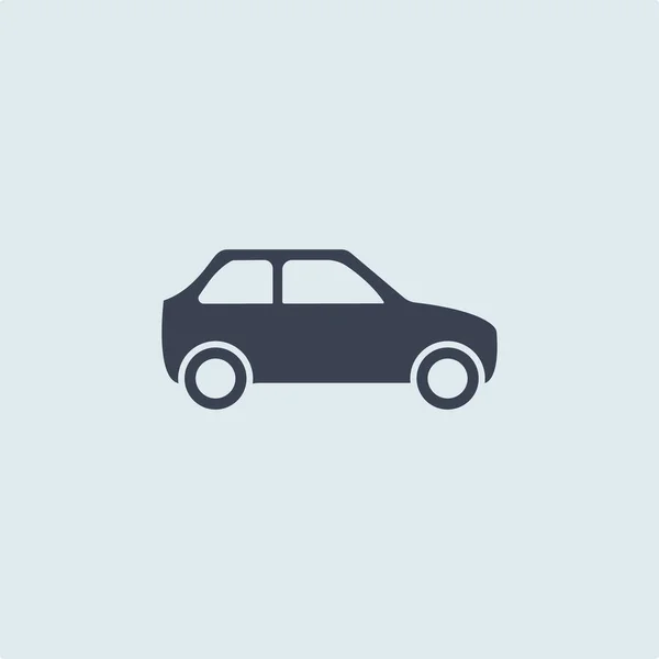 Icono Coche Estilo Plano Simple Para Web Símbolo Vectorial Automóvil — Vector de stock