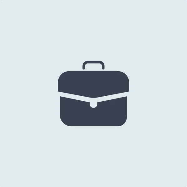 Briefcase Blue Icon Vector Symbol Flat Design Eps10 — Stock Vector