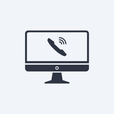 Bilgisayardan gelen görüntülü arama. Erkek fotoğrafı, reddet ve defter ekranındaki düğmeleri kabul et. Çevrimiçi toplantı, video görüşmesi, webinar ya da eğitim. Düz biçimli vektör illüstrasyonu