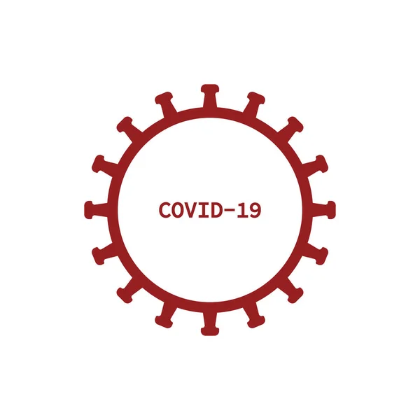 Beyaz arka planda izole edilmiş Corona bakterisi. vektör coronavirus sembolü ESP10