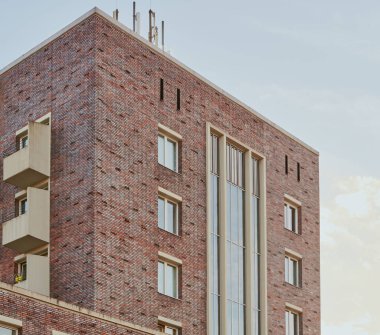 Darmstadt, Hessen, Germany - 01 Mar 2020: Ernst-Neufert-Haus, North facade