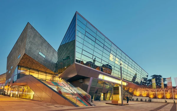Darmstadt Hessen Germany 2020 Darmstadtium Science Center Main Facade North — Stockfoto