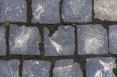 Doğal taştan yapılmış parça taş doku