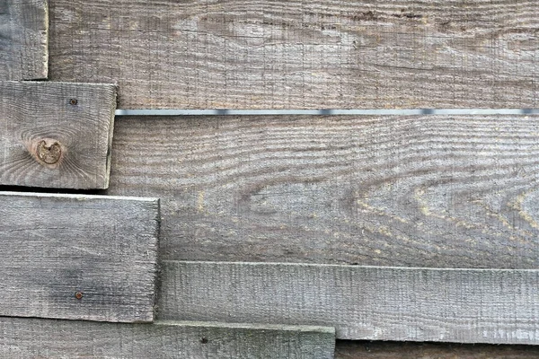 Part of the fence with not polished boards — Stock Photo, Image