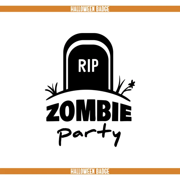 Zombi parti mezar rozeti