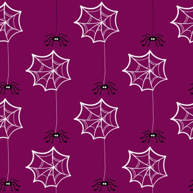 Dikişsiz desen Cadılar Bayramı Spiderweb