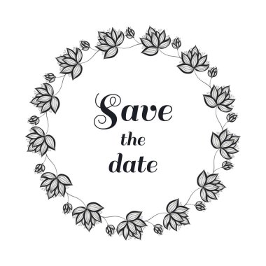 Çelenk siyah çiçekler