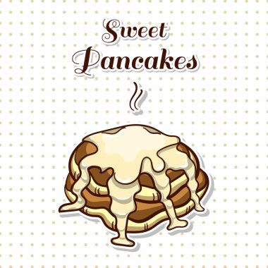yoğunlaştırılmış süt ile Pancakes