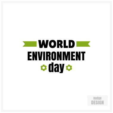Dünya Çevre günü için rozet
