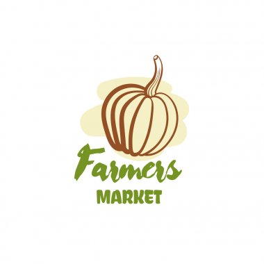 Çiftçiler rozet Pazar