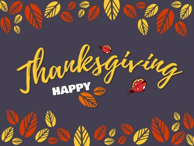 Kutlama mutlu şükran günleri