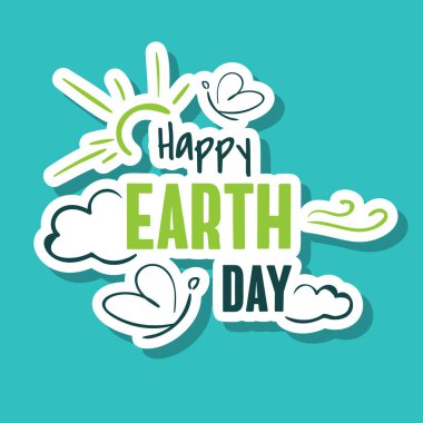 Etiket mutlu Dünya günü güneş kelebekler