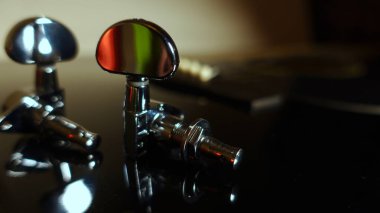 Gitar akort mandalı. Renk arkaplanı