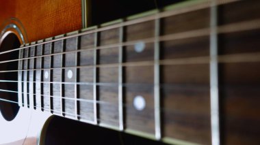 Klasik akustik gitar kapanışı .                                