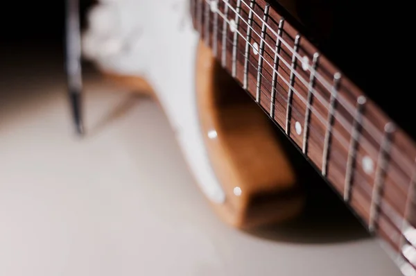 Vintage Guitarra Elétrica Closeup — Fotografia de Stock