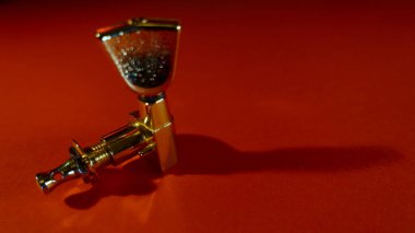 Gitar akort mandalları. Kopyalama alanı olan renk arkaplanı