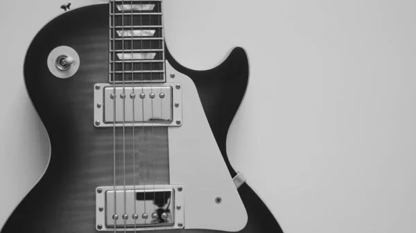 Electric Guitar Closeup Copy Space — Stock Photo, Image