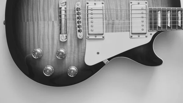 Primer Plano Guitarra Eléctrica Espacio Copia —  Fotos de Stock