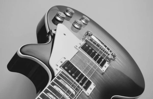 Elektro Gitar Kapanışı Boşluğu Kopyala — Stok fotoğraf