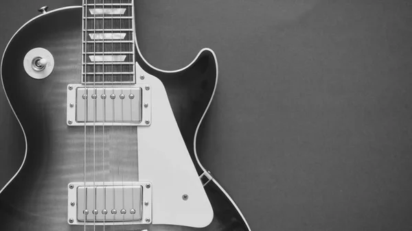 Electric Guitar Closeup Copy Space — Stock Photo, Image