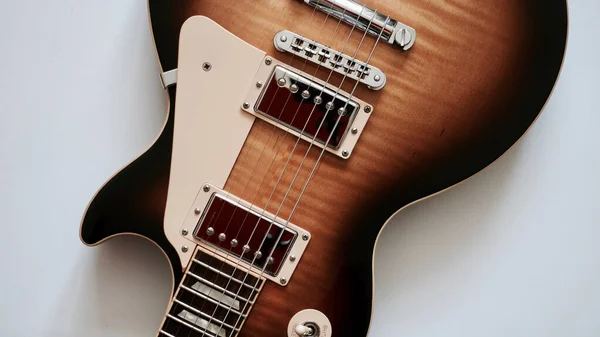 Electric Guitar Closeup Copy Space — Stock Photo, Image