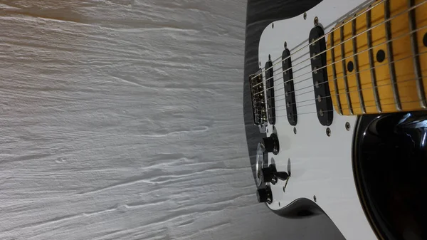 electric guitar closeup . Copy space