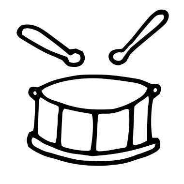 Küçük şirin bebekler için karalama oyuncakları. El çizimi çocuk oyuncakları. Kamyon sabun köpüğü, gemi treni. Vektör illüstrasyonu beyazda izole edildi