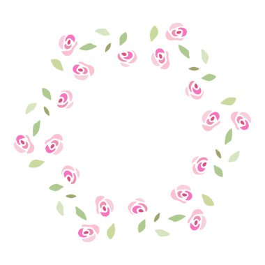 Çiçek çerçevesinin renkli vektör çizimi. Taşralı. El çizimi basit bir çizgi. Siyah felç. Beyaz arka planda izole edilmiş. Fırça. Zarif ve asil. Düğün tasarımı için en iyisi. Davetiye. Boşluğu kopyala