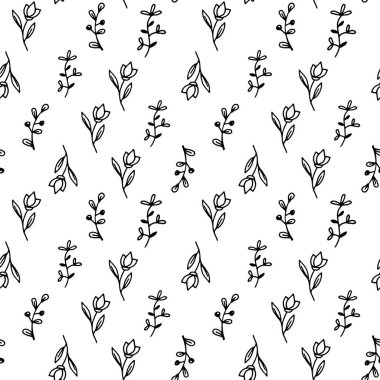 El çizimi çiçek vektör elementleri. Şirin çiçeklerin ve otların toplanması, doğal köy geçmişi. beyaz üzerine