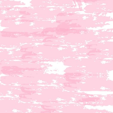 Fırça darbeleri arka plan. Kirli Çatlak Duvar dokusu. Beton, Tebeşir İzi Tasarım Şablonu. Deri izine benziyor. Pembe renk. Tarafsız arkaplan için en iyisi