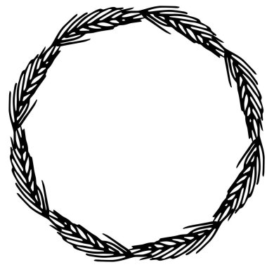 El çizimi tüyleri olan çerçeve, beyaz arka planda izole edilmiş süslü renk tüyleri, el çizimi şablon, hediye kartı. İzole edilmiş. Vektör çizimi. Boşluğu kopyala