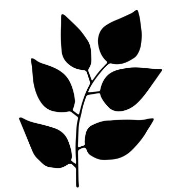 Basit el çizimleri seti. Boyama kitabı için siluet vektörü ayarlandı. Siyah, kalın bir vuruş. Beyaz arkaplanda izole edilmiş vektör çizimi.