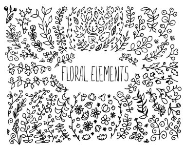 Çiçek, çiçek, yaprak ve yapraklar..