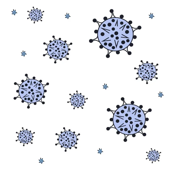 Mers Cov 中東呼吸器コロナウイルス症候群 新コロナウイルス2019 Ncovid ウイルスのパンデミックに対する保護のためのデザインコンセプト — ストックベクタ