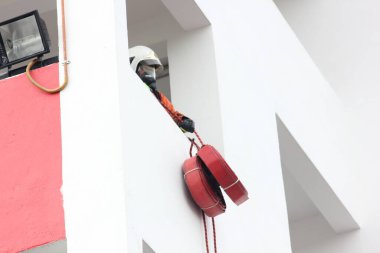 Seremban, 29 Eylül 2018. Seremban 'da itfaiyeciler için Yetenek Yarışması düzenlendi..